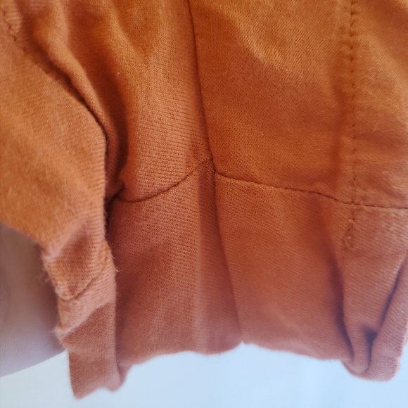 Forever 21 Sienna Orange Relaxed Flowy Shorts Size M - Picture 8 of 11